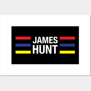 70's British Formula 1 Icon James Hunt Posters and Art